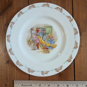🐰🍽 Royal Doulton Bunnykins Plate Bunnies Ceramic 🍽🐇